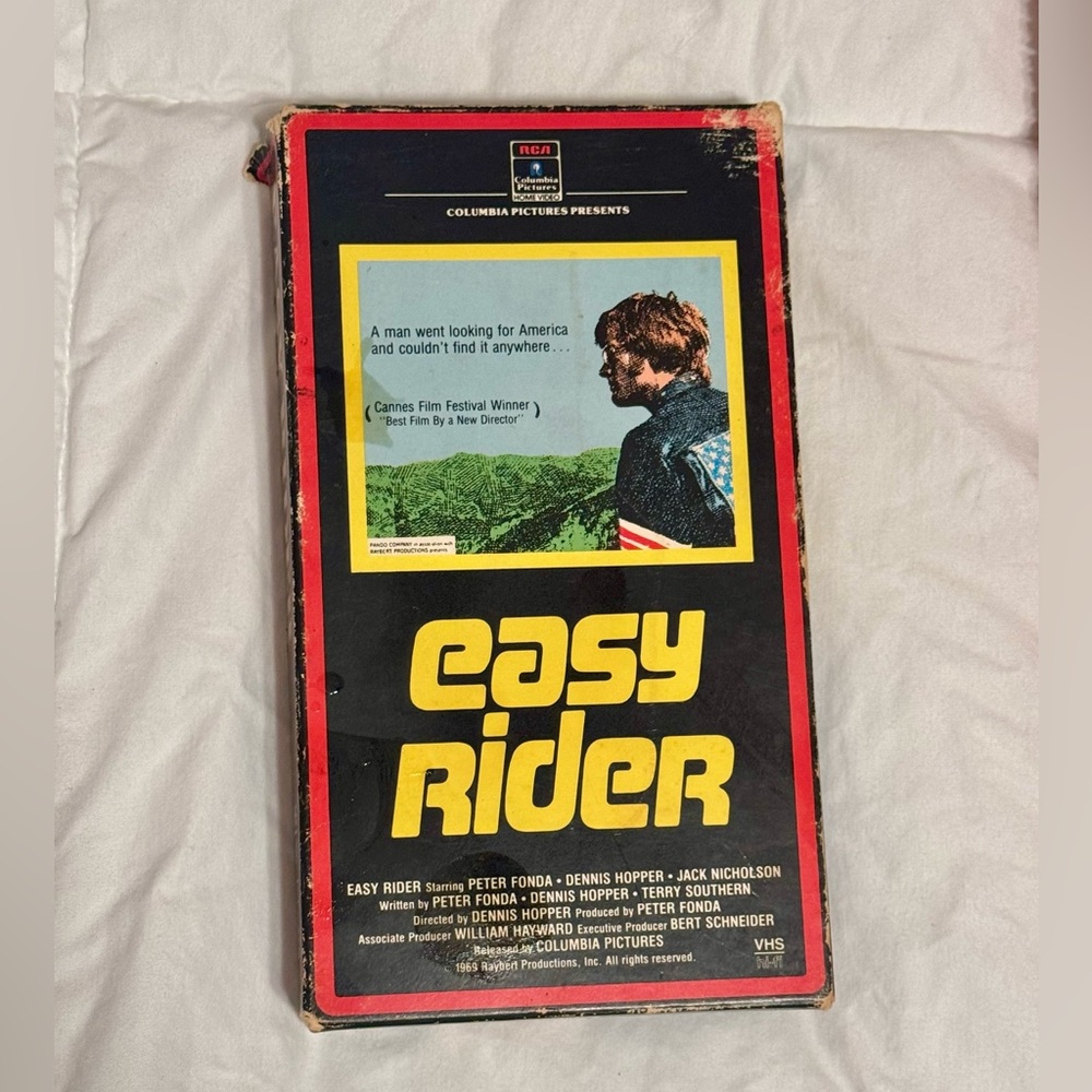 Easy Rider VHS 1985 Dennis Hopper Peter Fonda Jack Nicholson
